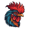 Rooster Portrait