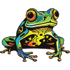 Frosch Kopf