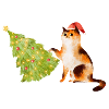 Chaotic Christmas Cat