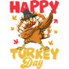 Happy Turkey Day Celebrating Thanksgiving