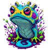 Trippy Frog 03