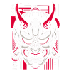 Masque Oni Japonais