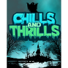 Dark creepy backdrop with lettering