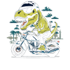 T-Rex Biker - Une balade primitive