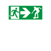 Emergency Exit Skateboard Skater