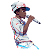 Black Rapper Holding a Microphone