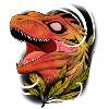 Dino-Raptor-Kunst