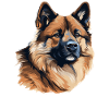 Dog American Akita