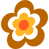 70s Flower Pattern Retro