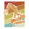 Retro Excavator Seilbagger Raupenbagger