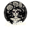 La Catrina Cool Dia De Los Muertos Design