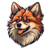 Pomeranian Dog Head