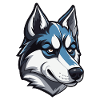 Husky Dog Head