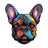 French Bulldog Dog Head