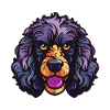 Poodle Dog Head
