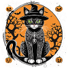Chat d’Halloween