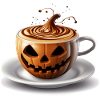 Halloween Kaffeetasse Süßes oder Saures