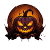 Halloween Spooky Jack O Lantern