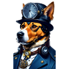 Steampunk Buddy Dog
