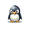 Angry penguin
