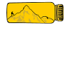 Climbing Mountain Hiking Bottle