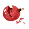 Weihnachtskugel Missgeschick