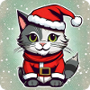 Cute Christmas Cat
