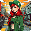 Cool Irish redhead girl