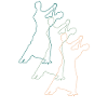 Dancing couples: elegance and synchronicity