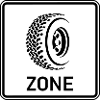 Zone Off Road Sign