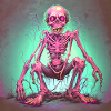 Zombie Skeleton -NEON EDITION