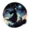 "Mesmerizing Starry Sky - Witches