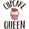 Cuisson de cupcakes Queen pour Baker