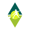 Joueur de badminton Smash