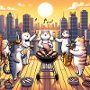 Cat Barbecue