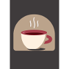 Minimalistischer Küchenkaffee