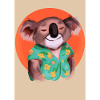 Koala mit Hawaii-Hemd