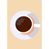 Minimalistischer Küchenkaffee