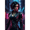 Frau Cyberpunk