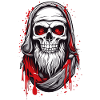 Skull Santa Claus