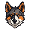 Akita Dog Head