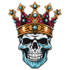 Skull King Crown