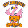 Halloween Happy Flamingoween Flamingo