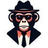 Noir Ape in a Sharp Suit