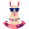 No Drama Llama with Sunglasses
