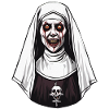 Horror Nun Halloween Creepy