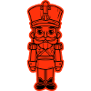 Nutcracker Christmas Icon