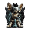 Chihuahua | Échecs | Joueur d'échecs | Plateau |
