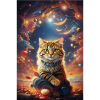 Enchanting cat design
