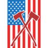 Fire Fighting USA Flag